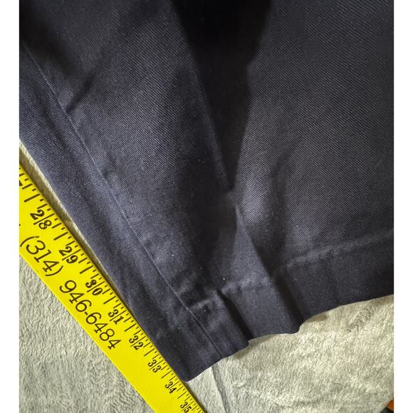 KIKIT MAURICE SASSON Vtg‎ Pleated Pants Navy Size 32 - Picture 7 of 9